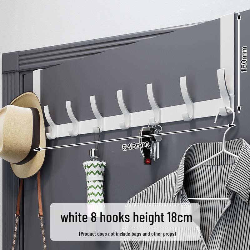 Over-the-Door No-Drill Coat Rack & Clothes Hook