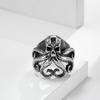 Adjustable Octopus Ring Men Women Vintage Style Copper Plated Open Band Statement Jewelry