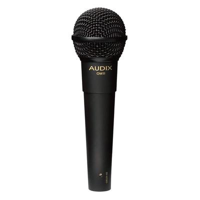 AUDIX OM11 Вокальный живой студийный микрофон для записи, ручной динамический микрофон, супер однонаправленный, черный