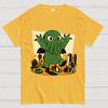 Cthulhu City Destruction Cotton Summer Casual Cool Loose T-Shirt