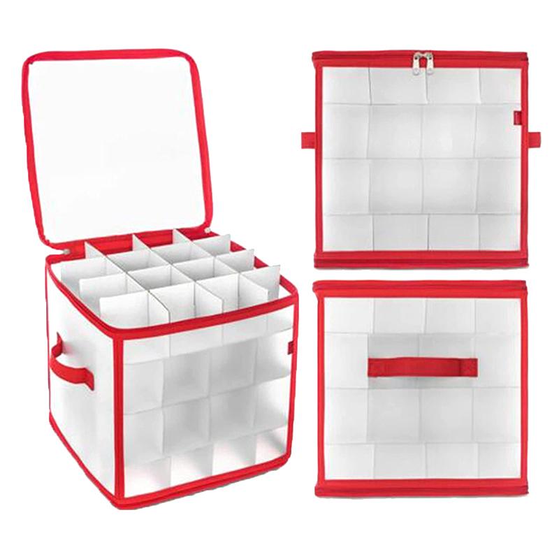 64-сетчатый ящик для хранения елочных шаров, органайзер для хранения рождественских елочных украшений, разделитель для хранения елочных шаров, ящик для хранения игрушек