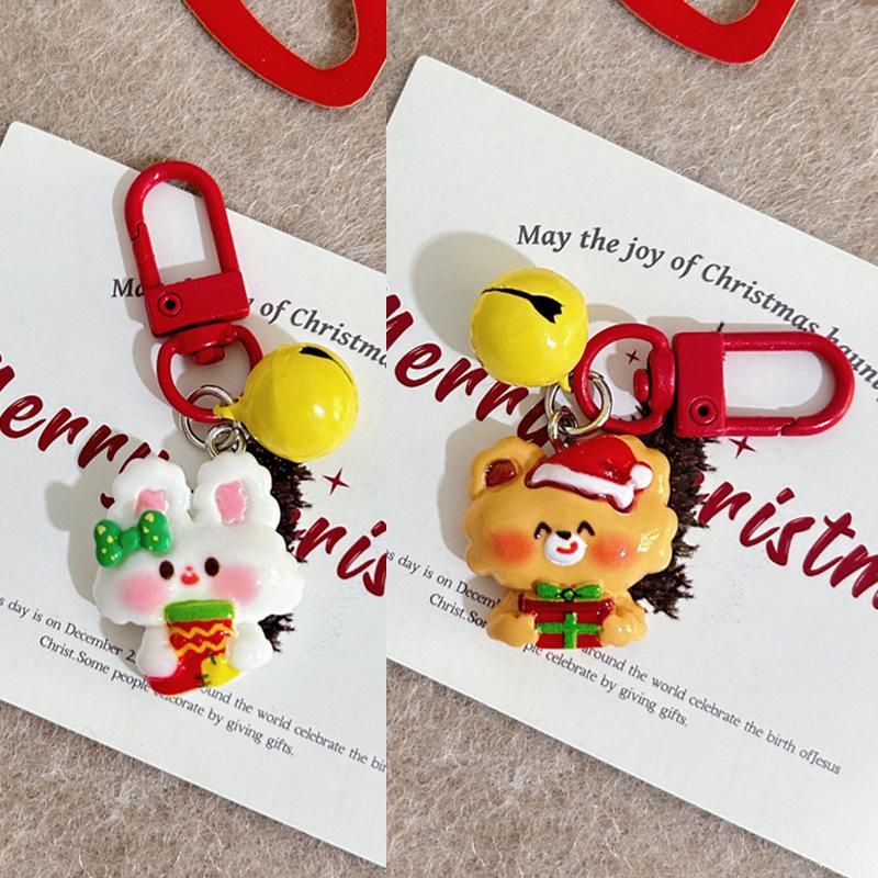 Мультяшный Милый Рождественский Модный Кавайный Кулон Санта-Клауса Универсальные Аксессуары для Украшения Рюкзака Подарки