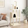 VidaXL Cat Tree with Sisal Scratching Posts Cream 167 Cm , Cat Tower, Cat Scratcher, Cat Post, Cat Furniture 172067