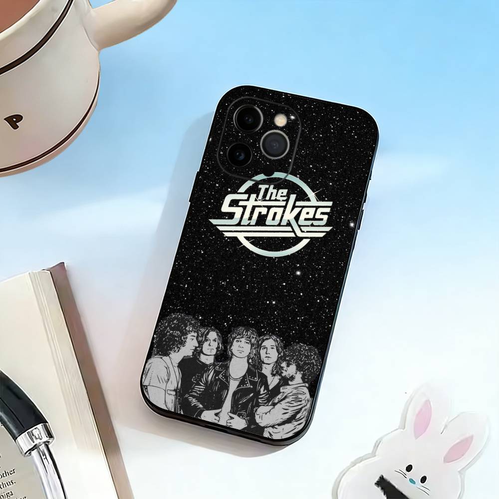 Чехол для телефона Band The s-Strokes Силиконовый Мягкий Для IPhone 17 16 15 14 13 12 11 X XR Plus Pro Max Plus