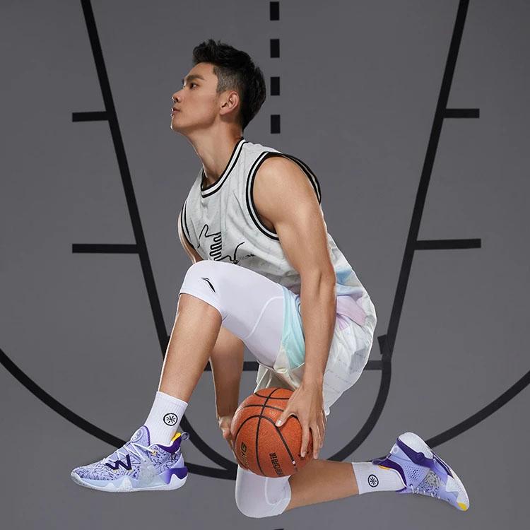 Li-Ning Светоотражающий спортивный баскетбольный жилет для соревнований, мужские топы Off-White AAYS007-5