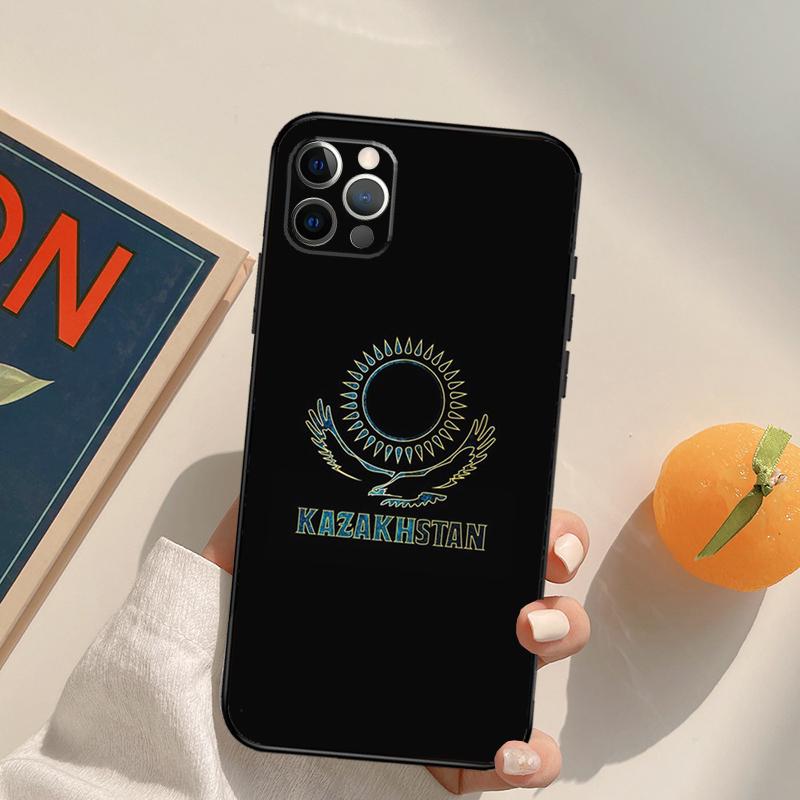 Чехол-арт с флагом Казахстана для iPhone 13 12 Mini SE 2020 SE 2022 6S 7 8 Plus X XR XS Max 11 12 13 Pro Max Capa