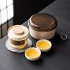 Light Luxury Express Cup, One Pot and Two Cups of Travel Kung Fu Tea Set, Tea Separation, Small Tea Table, Tea Maker, Business Souvenir