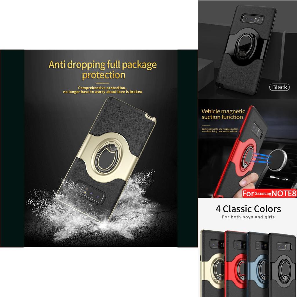 Высококачественный защитный чехол-броня из ТПУ с вращающимся на 360 градусов кольцом-держателем для Samsung S9