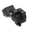 DC12V/24V Auto Car Truck 3 Way Fuse Holder Relay Holder Circuit Fuse Relay Holder 4-Pin or 5-Pin 40A 80A Relays
