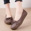 Women's Loafers Leather Driving Moccasins Summer Comfort Flats Casual Slip On Walking Minimalist Shoes for Mother