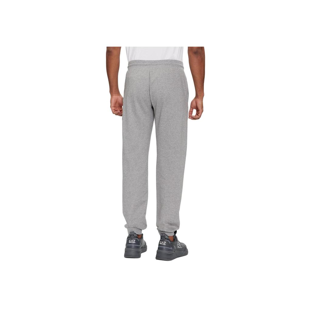 Emporio Armani Спортивные брюки EA7 с принтом букв, на шнурке, с эластичным поясом, манжетами, вязаные, мужские, низ 3DPP73-PJ05Z-3905