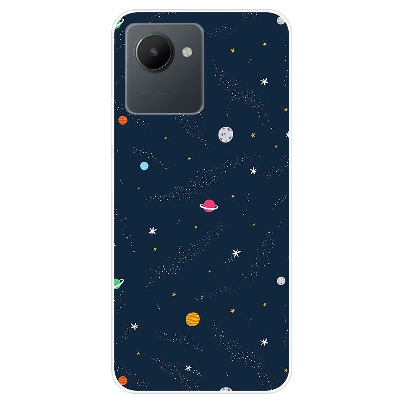 Для Realme C30S C 30S RealmeC30S чехол Мягкая силиконовая задняя крышка Чехол для телефона с рисунком из мультфильма Разнообразие