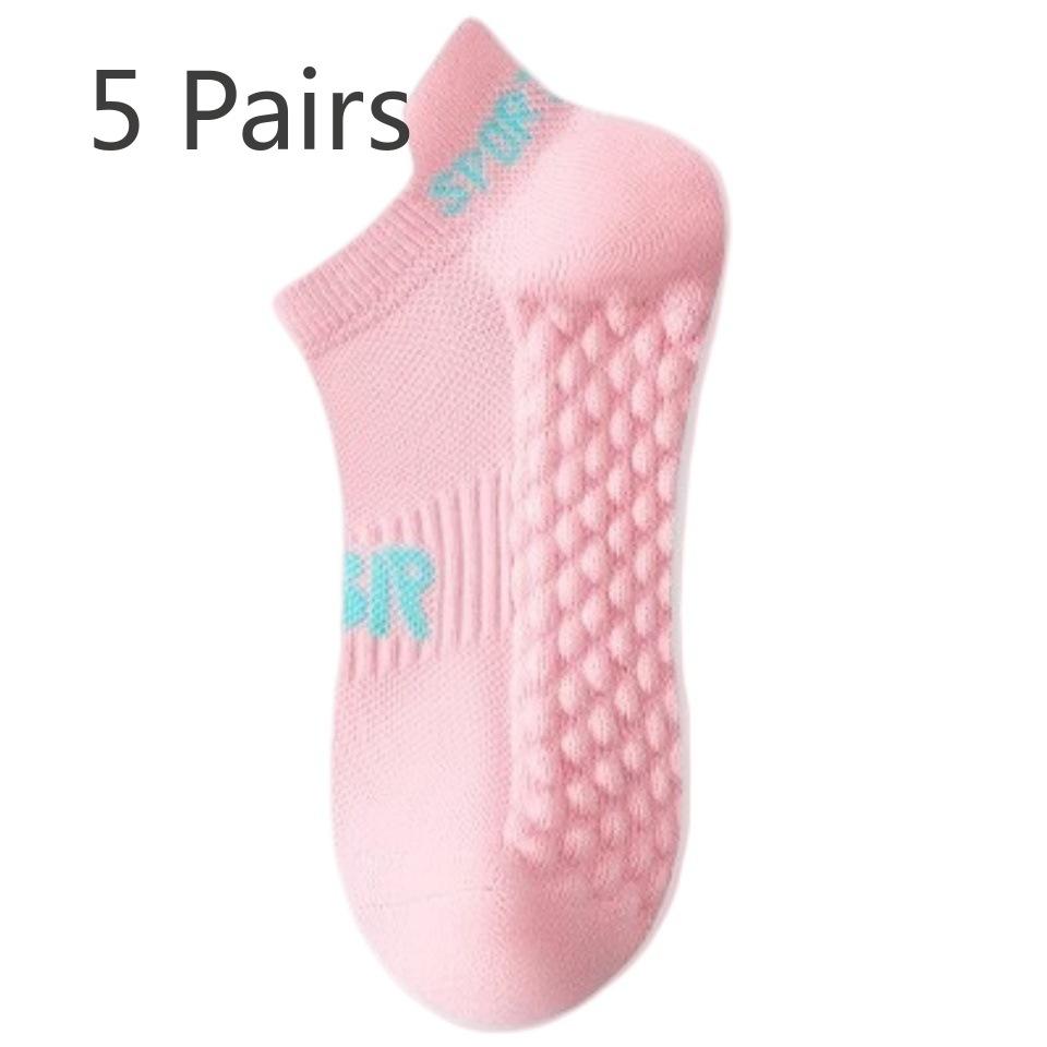 5 пар женских хлопковых носков с толстой мочалкой для марафона, профессиональных спортивных носков для бега