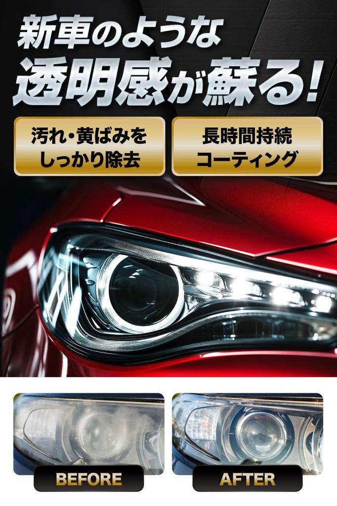 Средство для удаления пожелтения и помутнения фар и покрытие [CarZoot Professional] Фары, Помутнение, Загрязнения,