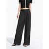 Peacebird Women's High-Waisted Straight-Leg Wide-Leg Casual Pants