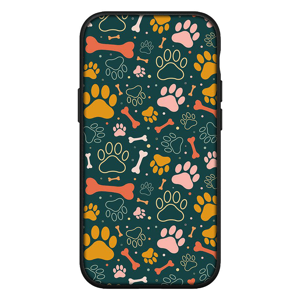Чехол для iPhone 17 16 15 Xiaomi Poco Redmi Note 14 13 12 11 Pro Max 9 16e Samsung Galaxy S25 S24 S23 OPPO Huawei Мультяшный Собачья Лапа Кошка Чехол для Телефона