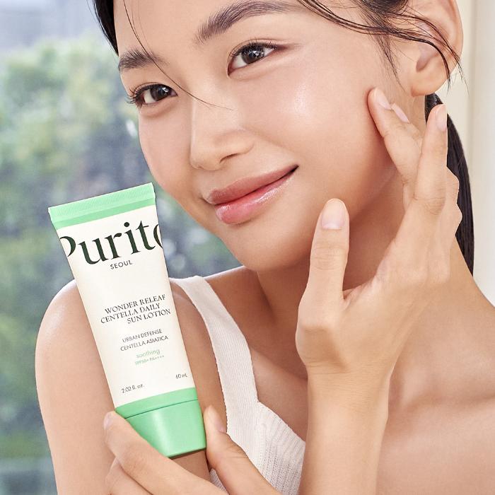 Purito Seoul Wonder Relief Centella Daily Sun Lotion SPF50+ PA++++ (3 Options)
