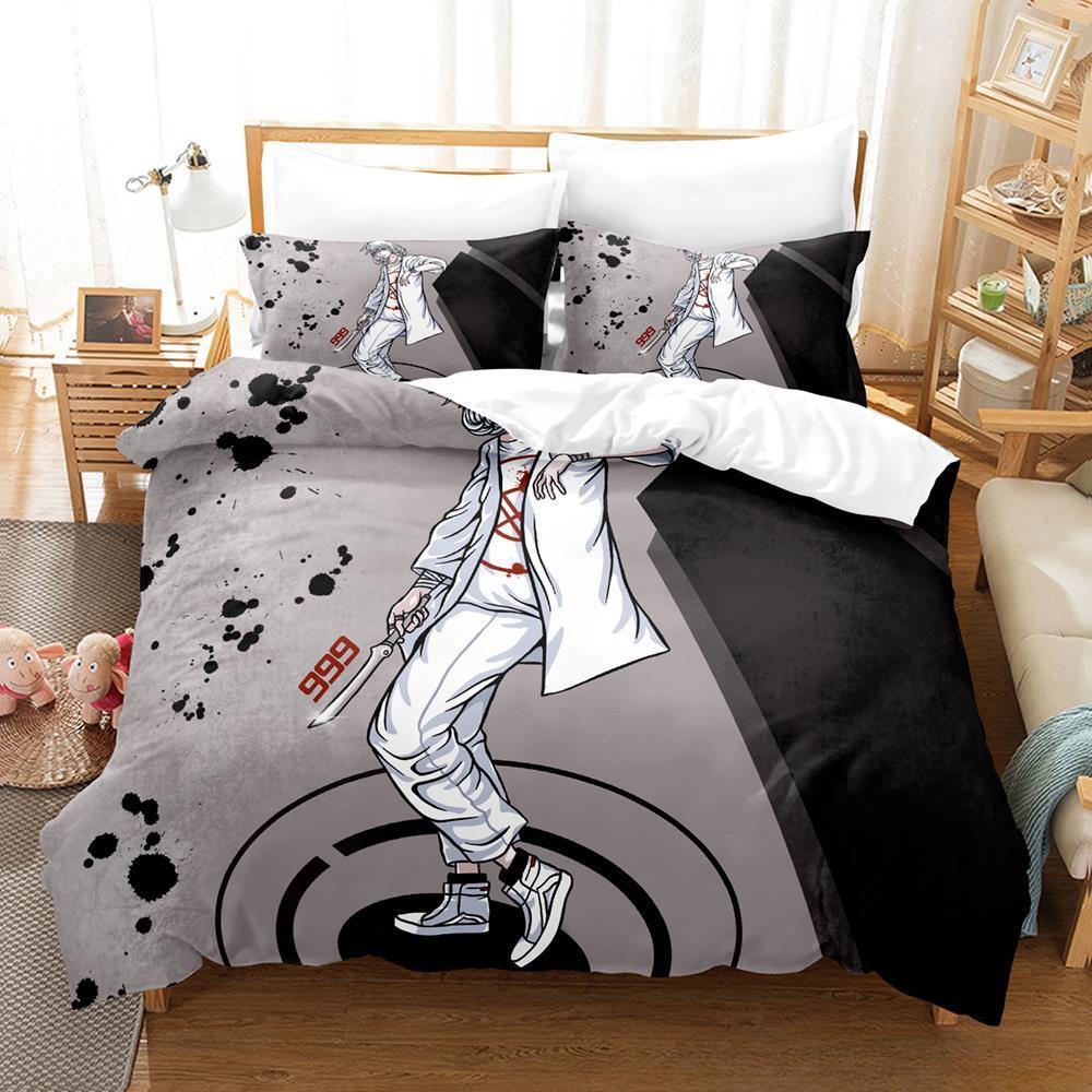 Новый комплект постельного белья Akudama Drive, односпальная кровать, двуспальная кровать размера «king-size», комплект постельного белья для взрослых и детей, комплект простыней с 3D-аниме