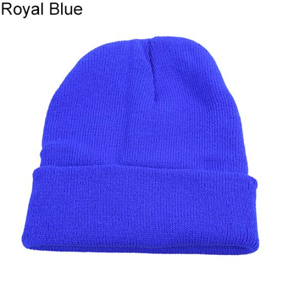 Beauty Beanie Knit Ski Hip-Hop Winter Warm Elastic Wool Yarn Cuff Hat