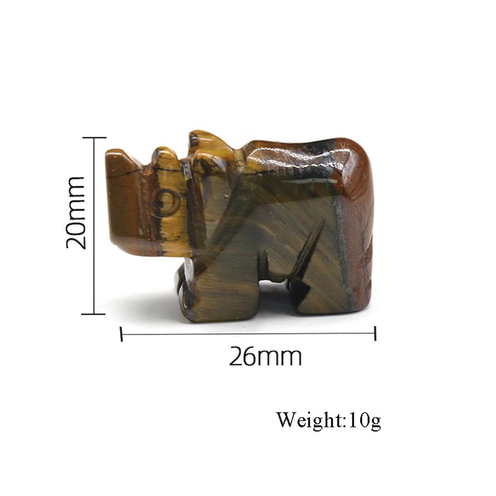 1 шт. статуя носорога натуральные камни розовый кварц резные фигурки животных целебные кристаллы декор комнаты драгоценный камень ремесло брелок