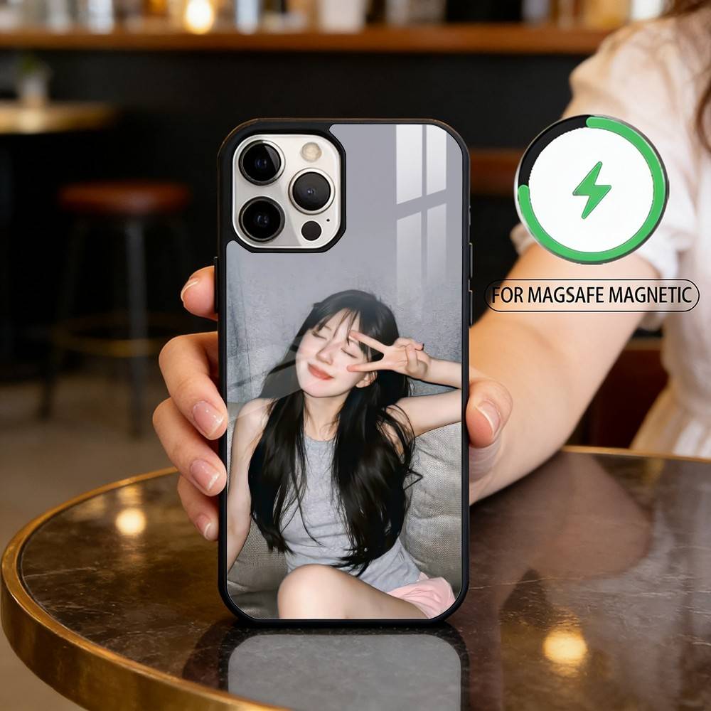 Чехол для телефона китайской актрисы Луси Рози Чжао Для iPhone 17, 16, 15, 14, 13, 12, 11 Plus, Pro Max Магнитный Для Magsafe Беспроводная Зарядка