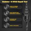 HVAC Repair Tool  5 in 1 Swage Tube Expander  Copper Pipe Swaging   Drill Bit Set for Air Conditioner  with 1 4"  3 8"  1 2"  5 8"  3 4" Bits