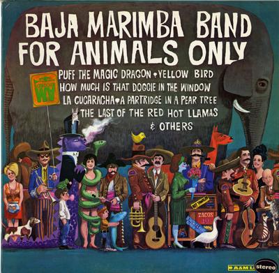 LP Пластинка BAJA MARIMBA BAND - Только для животных SP4113 &M 1966 США Латинская Б/У