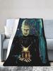 Hellraiser Pinhead Fleece Blanket  Super Soft Breathable Throw for Bed Sofa Outdoor Use