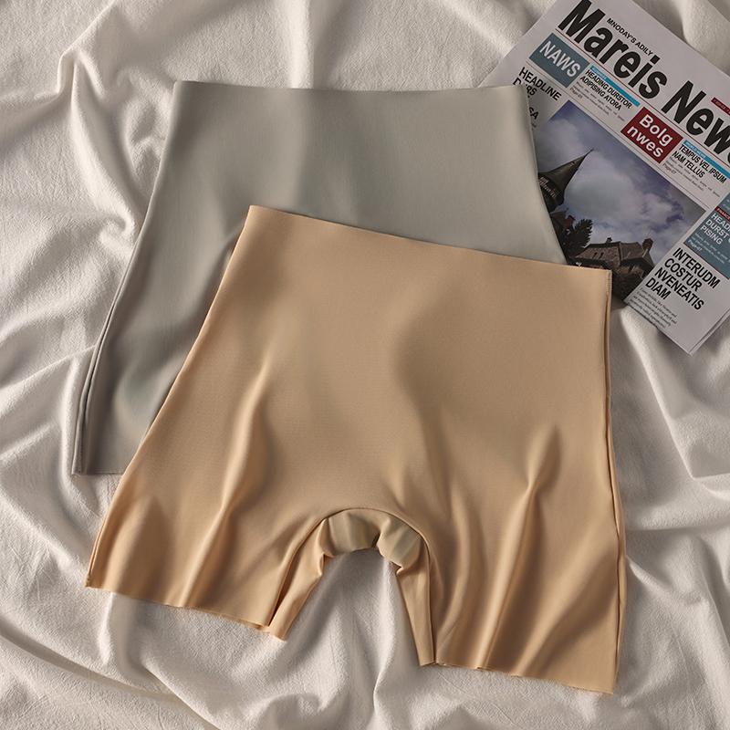 Seamless Women Safety Short Pants Nylon Panties High Waist Girls Panty Emptied Boyshorts Boxers Ice Silk Cool Female Underwear