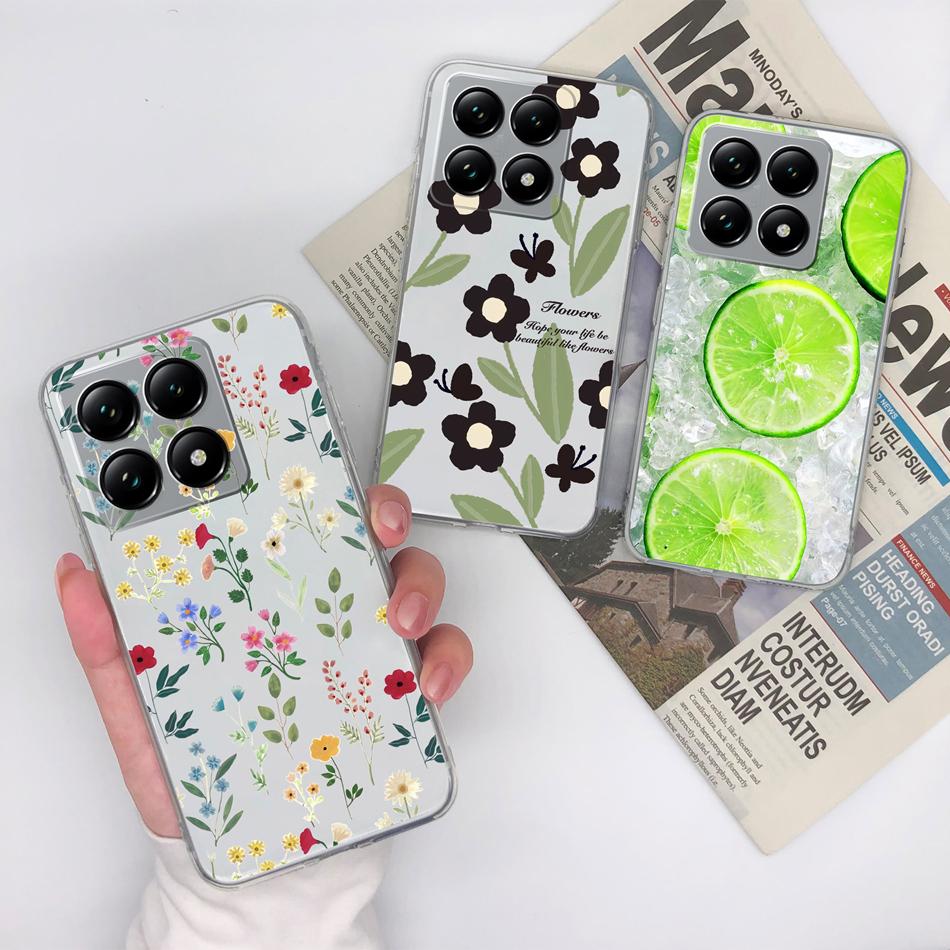 Простой прозрачный чехол для Xiaomi 14T Pro, мягкий TPU, тонкий силиконовый, прозрачный, противоударный, защитный чехол для задней панели Xiaomi 14T Fundas