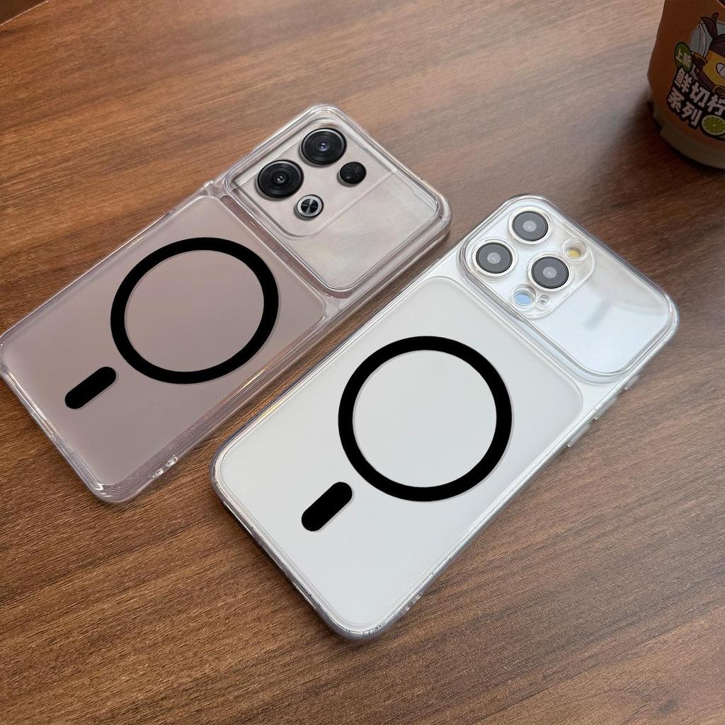 Чехол для OPPO Reno8 Pro 5G, Reno8 5G, Матовый чехол против отпечатков пальцев, Большое окно для камеры, Прозрачная окантовка