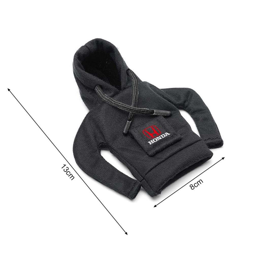 CJPY7 Hoodie Car Gear Shift Knob Cover Sweatshirt Handle Change Lever Cover For Honda Accord Civic CR-V Fit Insight Jazz Mugen Odyssey