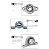 4/10Pcs Block Bearing KP08 KP000 KP001 KP002 KP003 KP004 Pillow Block Bearing Bore Ball Bearing Pillow Block Mounted Support