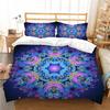 Geometric Shape Quilt Cover Pillowcase Two Three Piece Set Polyester 3D Digital Printing