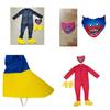 Детский костюм для косплея Huggy Wuggy Poppy Playtime Боди Комбинезон Маска Перчатки Для Унисекс