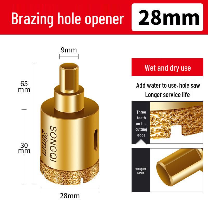 Diamond Tile Drilling Bit for Glass, Marble & Porcelain