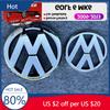 Новые Для VW VOLKSWAGEN Новые Эмблемы 2 шт. 135 мм 110 мм Значок на Решетку Радиатора и Эмблему на Крышку Багажника Автомобиля Стиль Автомобиля Fo