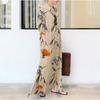 Colorful Lapel Long Sleeved Pocket Simple Loose Casual Long Cardigan Dress