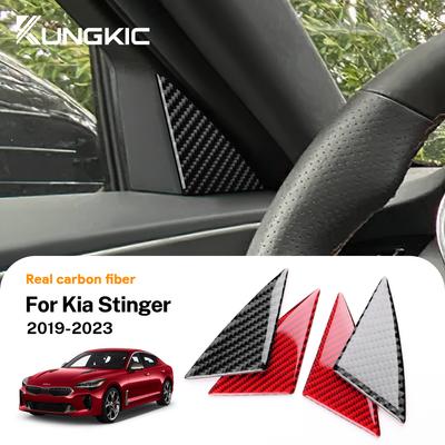 Наклейка на интерьер в стиле карбона для Kia Stinger 2019 2020 2021 2022 2023 LHD RHD Панель интерьера