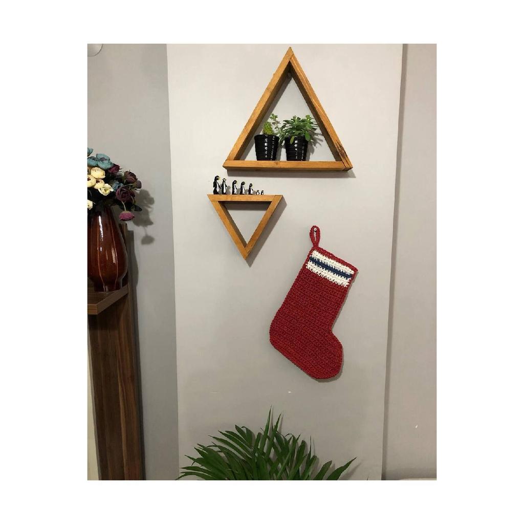 New Year Fireplace Stocking Ornament, New Year Gift, Christmas Christmas Stocking, Wall Ornament, Christmas Decor Red
