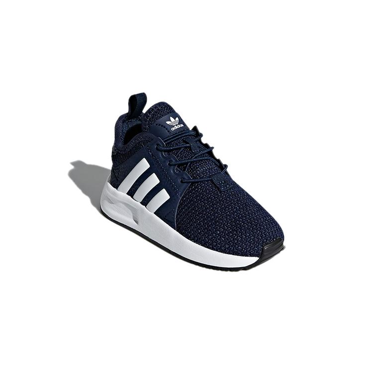 adidas Оригинальные X_PLR Дышащие Низкие Спортивные Повседневные Кроссовки Сине-Белые Для Младенцев и Малышей CQ3133