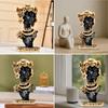 Elegant Afro Woman with Floral Crown Figurine | A Stunning Blend of Culture & Grace | Perfect for Adding Artistic Charm – Pack of 1