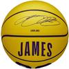 Wilson Мини-мяч NBA Player Icon LeBron James, желтый баскетбольный мяч унисекс