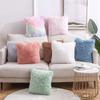 2025 Home Sea Velvet Solid Color Plush Sofa Pillow Cover