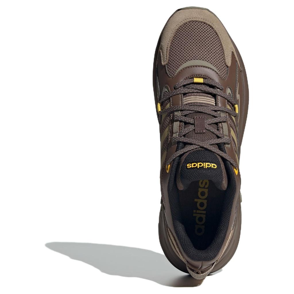 Adidas OZWAVE SURGE Slip Resistant Abrasion Resistant Low top Chunky Sneakers Unisex Umber JQ5982