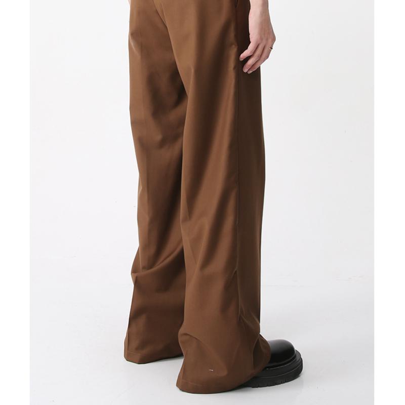 Прямые брюки больших размеров, весенне-осенние мужские простые свободные брюки со средней талией