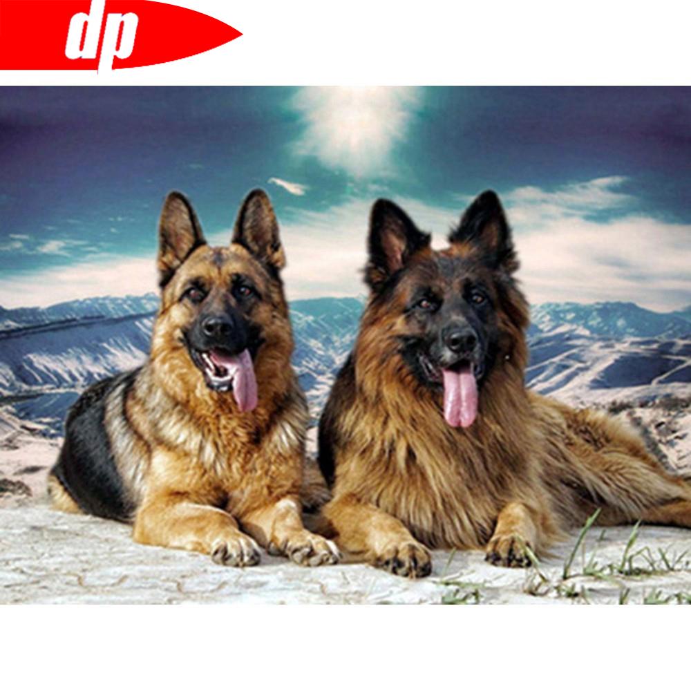 5D Алмазная вышивка Восход Пейзаж Вышивка крестиком Алмазная вышивка животное полная квадратная дрель изображение горный хрусталь домашний декор