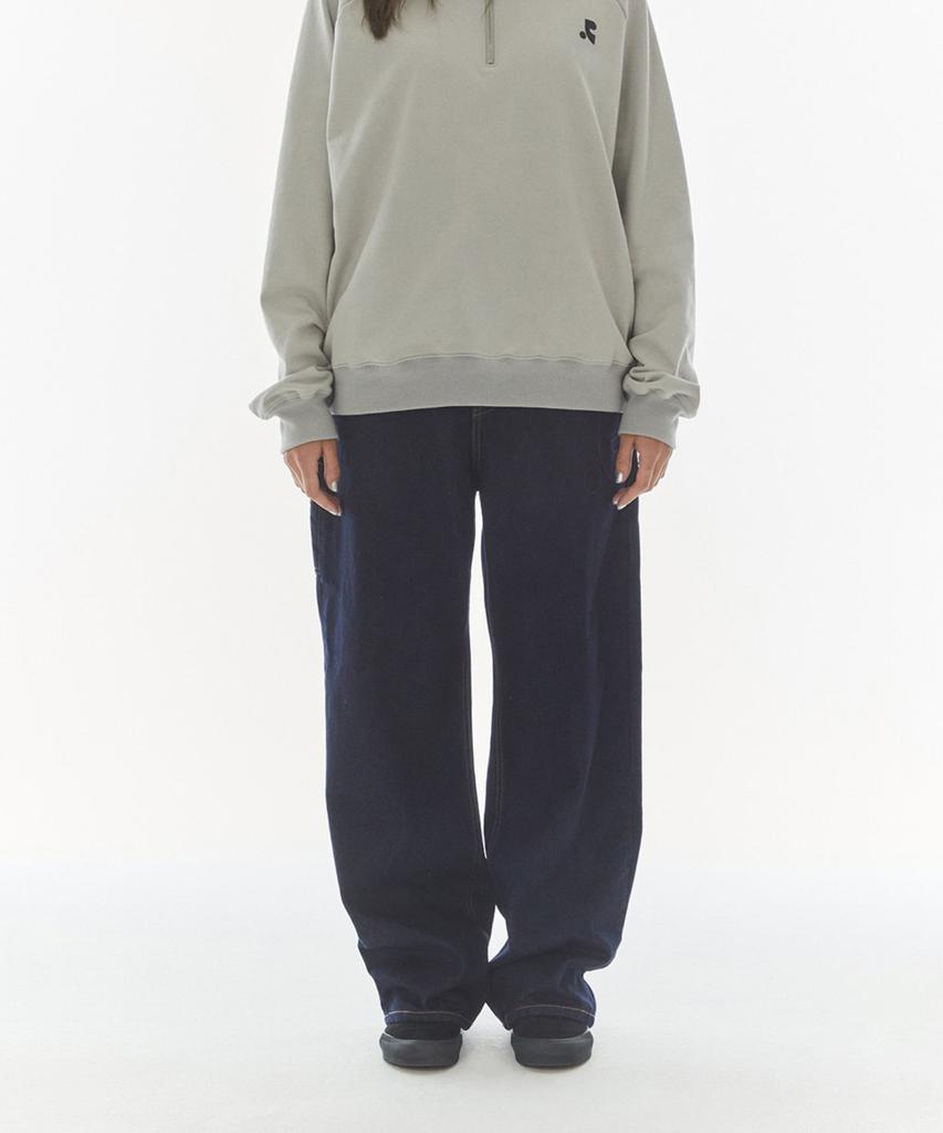 REST&RECREATION Logo Ambo Denim Pants - Indigo Blue