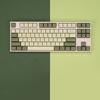 124 клавиши/набор DA Profile Matcha Green Keycap PBT Dye Sublimation для клавиш для механической клавиатуры 61 64 84 9