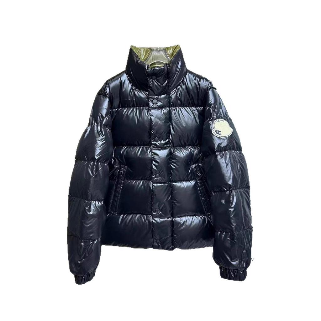 В наличии: Белая пуховая куртка M Mengjia с вышивкой большого логотипа для мужчин и женщин